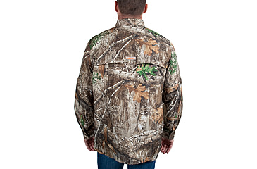 Image of Habit Hatcher Pass Camo Guide Long Sleeve Shirt - Mens, Realtree Edge, Large, TS1477-922-L