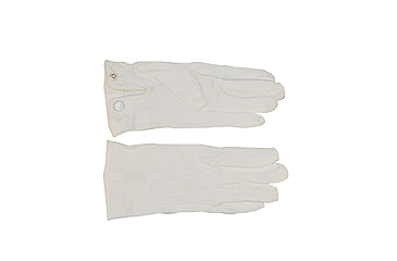 Image of HEROs PRIDE Raised Pointing Parade Snap Gloves - Mens, White, Large, 8770W-L