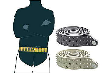 Image of HEROS PRIDE Shirt Tailor Rubber Belt, Gray - 9074B44