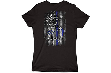 Image of HOWITZER Patriot Day S/S Tee - Womens, Black, Extra Small, CVW7102-BK-XS