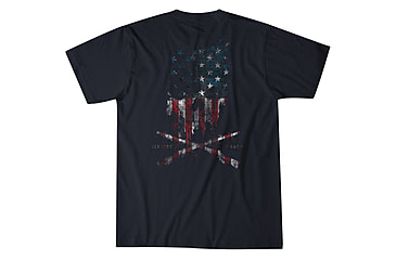 Image of HOWITZER Skull Flag S/S Tee - Mens, Dk.Navy, Large, CV6610-DKNV-L