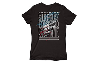 Image of HOWITZER Support S/S Tee - Womens, Black, Small, CVW7138-BK-S