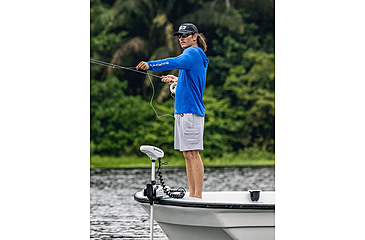 Image of HUK Performance Fishing A1A Performance Hoodie - Mens, Ocean Blue, Large, H1200650-460-L