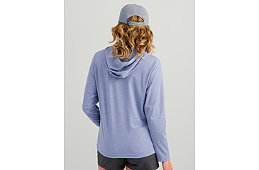 Image of HUK Performance Fishing Coldfront Pullover Hoodie - Womens, Lghtng Sky Hthr, Large, H6130023-463-L