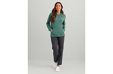 Image of HUK Performance Fishing Coldfront Pullover Hoodie - Womens, Nrth Atlnc Hthr, Small, H6130023-367-S