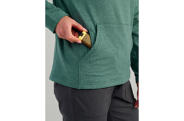 Image of HUK Performance Fishing Coldfront Pullover Hoodie - Womens, Nrth Atlnc Hthr, Small, H6130023-367-S