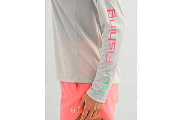 Image of HUK Performance Fishing Fishing Pursuit Shirt - Womens, Harbor Mist2, Large, H6120109-035-L
