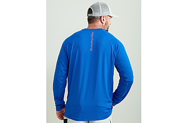 Image of HUK Performance Fishing Huk Icon Crew Long Sleeve Shirt Fresh Salmon XL E13EC917, ATH1200573460M