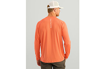 Image of HUK Performance Fishing Huk Icon Crew Long Sleeve Shirt Fresh Salmon XL E13EC917, ATH1200573821XXL