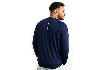 Image of HUK Performance Fishing Huk Icon Crew Long Sleeve Shirt Naval Academy 2XL C98F4773, ATH1200573413M