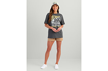 Image of HUK Performance Fishing Huk Island T-Shirt - Womens, Short Sleeve, Volcanic Ash, Medium, H6100104-013-M