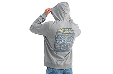 Image of HUK Performance Fishing Edisto Bass Batch Terry Hoodie - Mens