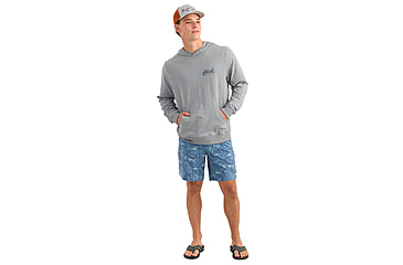 Image of HUK Performance Fishing Edisto Bass Batch Terry Hoodie - Mens