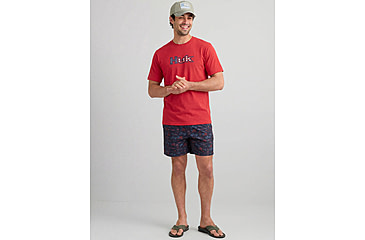 Image of HUK Performance Fishing Huk Americana Fill Short Sleeve T-Shirt - Mens