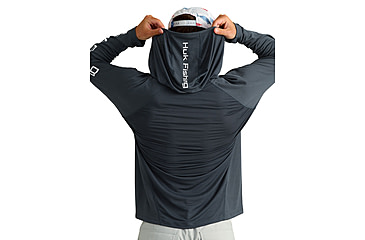 Image of HUK Performance Fishing Icon Long Sleeve Hoodie - Mens