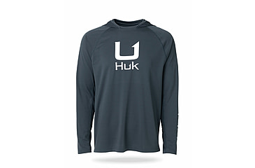 Image of HUK Performance Fishing Icon Long Sleeve Hoodie - Mens