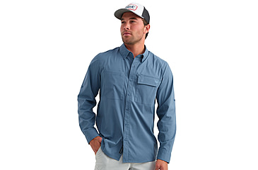 Image of HUK Performance Fishing Icon Long Sleeve Shirt - Mens