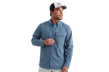 Image of HUK Performance Fishing Icon Long Sleeve Shirt - Mens
