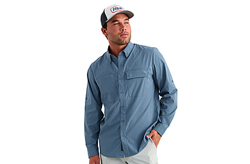 Image of HUK Performance Fishing Icon Long Sleeve Shirt - Mens