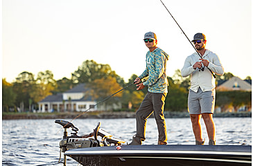 Image of HUK Performance Fishing Icon Printed Long Sleeve Hoodie - Mens
