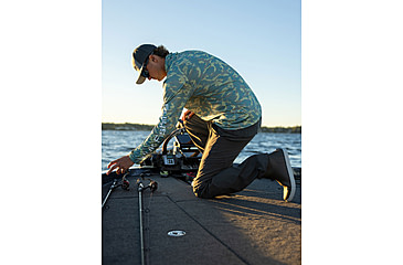 Image of HUK Performance Fishing Icon Printed Long Sleeve Hoodie - Mens