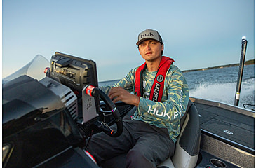 Image of HUK Performance Fishing Icon Printed Long Sleeve Hoodie - Mens