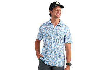 Image of HUK Performance Fishing Pursuit Kc Printed Polo - Mens