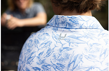 Image of HUK Performance Fishing Pursuit Kc Printed Polo - Mens