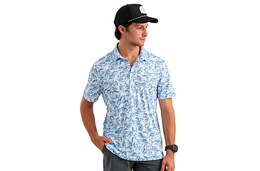 Image of HUK Performance Fishing Pursuit Kc Printed Polo - Mens