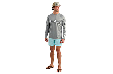 Image of HUK Performance Fishing Pursuit Long Sleeve Crew - Mens