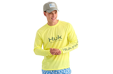 Image of HUK Performance Fishing Pursuit Long Sleeve Crew - Mens
