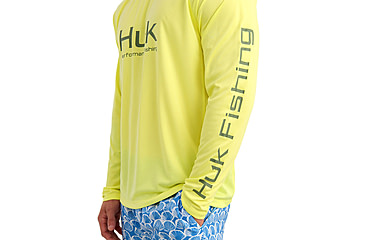 Image of HUK Performance Fishing Pursuit Long Sleeve Crew - Mens