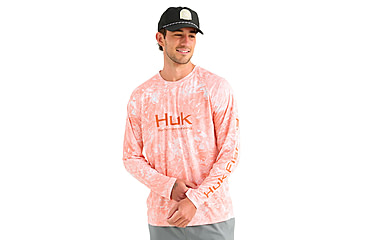Image of HUK Performance Fishing Pursuit Long Sleeve Crew - Mens