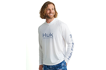 Image of HUK Performance Fishing Pursuit Long Sleeve Hoodie - Mens