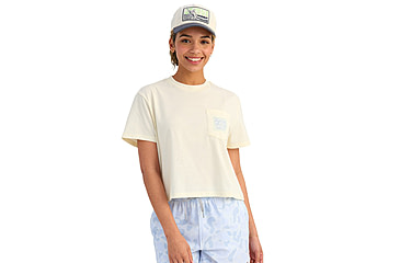 Image of HUK Performance Fishing Huk Tight Lines Pkt T-Shirt - Womens, Egret, Small, H6100108-106-S