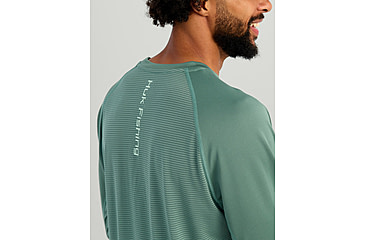 Image of HUK Performance Fishing Icon LS Crew Shirt - Mens, North Atlantic, Small, H1200573-365-S