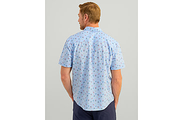Image of HUK Performance Fishing Kona Printed Short Sleeve Shirt - Mens, Windsurfer, Small, H1500212-454-S
