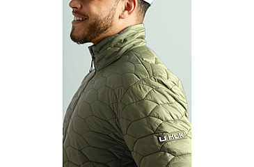 Image of HUK Performance Fishing Scale Jacket - Mens, Moss, 2XL, H4000156-316-XXL