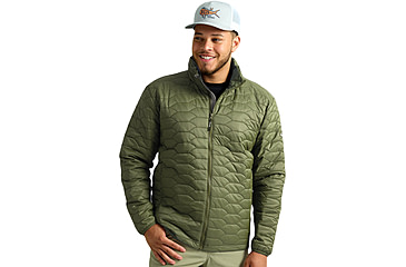 Image of HUK Performance Fishing Scale Jacket - Mens, Moss, 2XL, H4000156-316-XXL