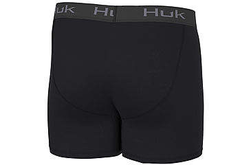Image of HUK Performance Fishing Solid Boxer - Mens, Black, L, H5000043-001-L