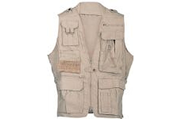 Image of Humvee Photo Safari Vest, Khaki, L HMV-VS-K-L
