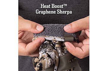Image of Huntworth Barrow Heat Boost Windproof Softshell Hunting Glove - Mens, Disruption, Large, E-1436-DC-L