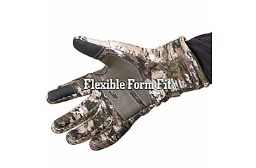 Image of Huntworth Barrow Heat Boost Windproof Softshell Hunting Glove - Womens, Tarnen, Large, E-1433-L-TRN-L