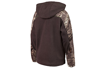 Image of Huntworth Boys Hunting 2-Tone 1/4 Zip Pullover - Kids, Charcoal Grey/Hiddn, Large, E-965-Y-CG/HDN-L