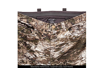 Image of Huntworth Elkins Mid Weight Windproof Soft Shell Pants Waffle Fleece Interior- Mens, Tarnen, Medium, E-9503-TRN-M