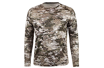 Image of Huntworth Fallon Light Weight Performance Polyester Long Sleeve Shirt - Mens, Tarnen, Medium, E-9333-TRN-M