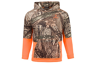 Image of Huntworth Knit Jersey Hoodie - Youth Boys, Hiddn / Blaze, X-Large, E-9302-YB-HDN/BZ-XL