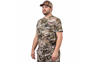 Image of Huntworth Fallon Light Weight Performance Short Sleeve Shirt - Men's, Tarnen, Extra Large, E-9334-TRN-XL