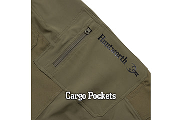 Image of Huntworth Durham Light Weight Stretch Woven Pants - Men's, Olive Green, Medium, E-9177-OLV-M