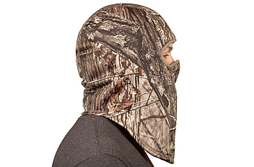 Image of Huntworth Rawline Reversible Hunting Performance Fleece Balaclava - Mens, Hidden/Blaze, One Size, E-5517-HDN/BZ